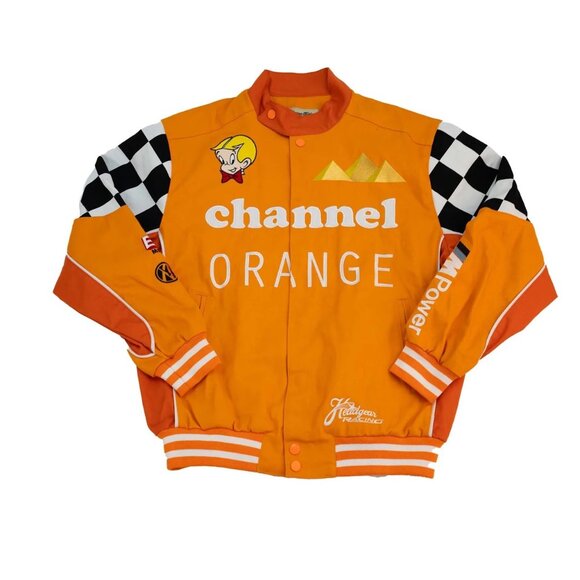 RARE Frank Ocean Channel Orange Racing Jacket Headgear Classics, sz Unisex Small - Picture 1 of 11